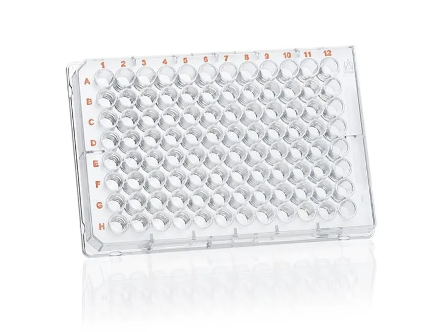 普兰德 BRANDplates ® 微孔板, 96孔, cellGrade ™ premium, PS, F形底（平底）, BIO-CERT ® CELL CULTURE QUALITY, 灭菌
