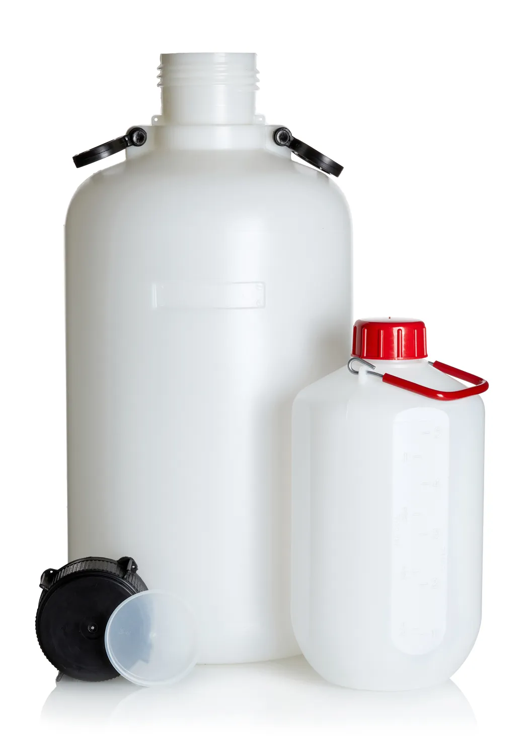 DWK AZLON® 储存瓶，高密度聚乙烯 (HDPE) 材质，大瓶