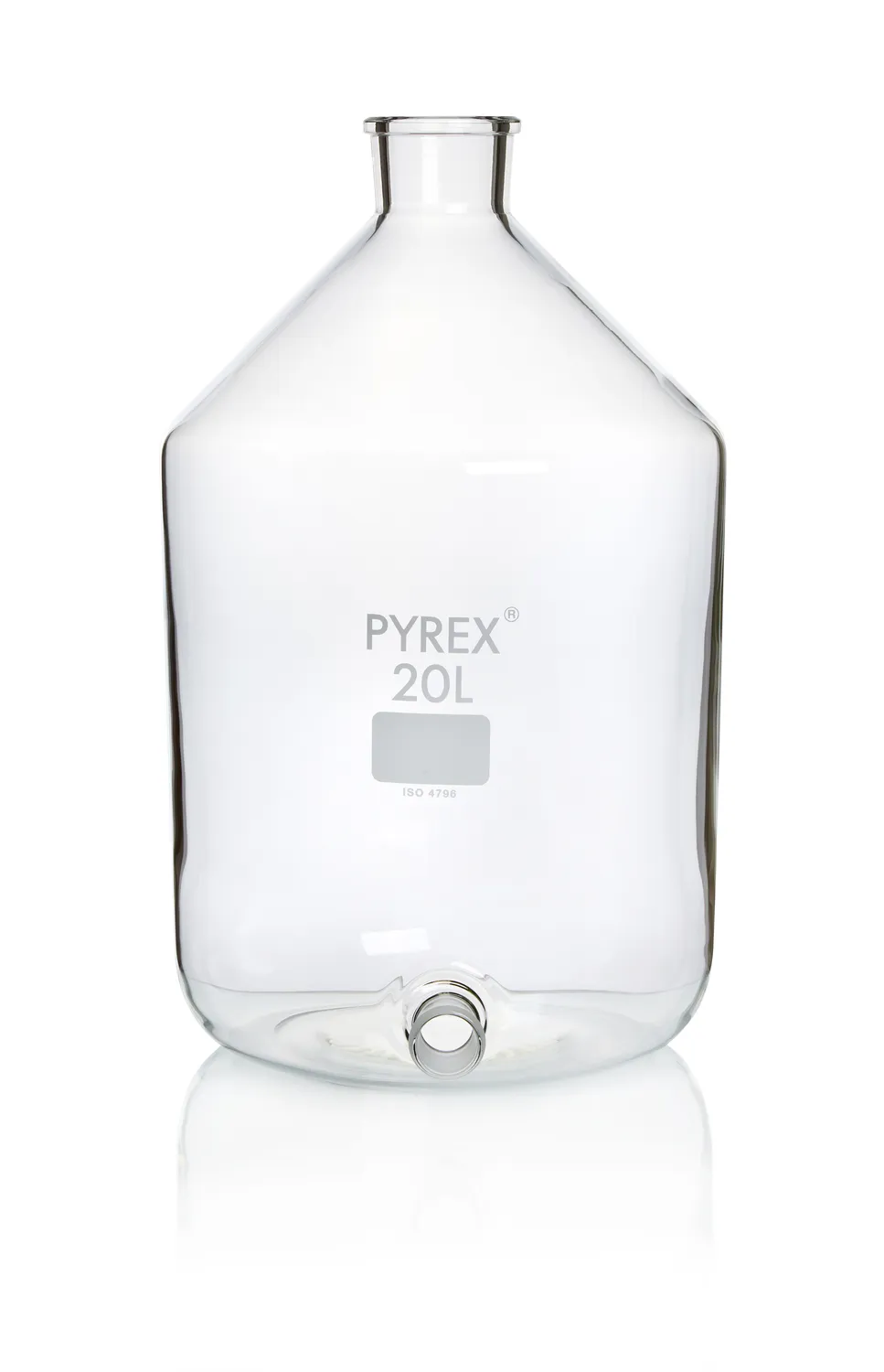 DWK PYREX® 抽吸瓶，磨砂玻璃侧臂