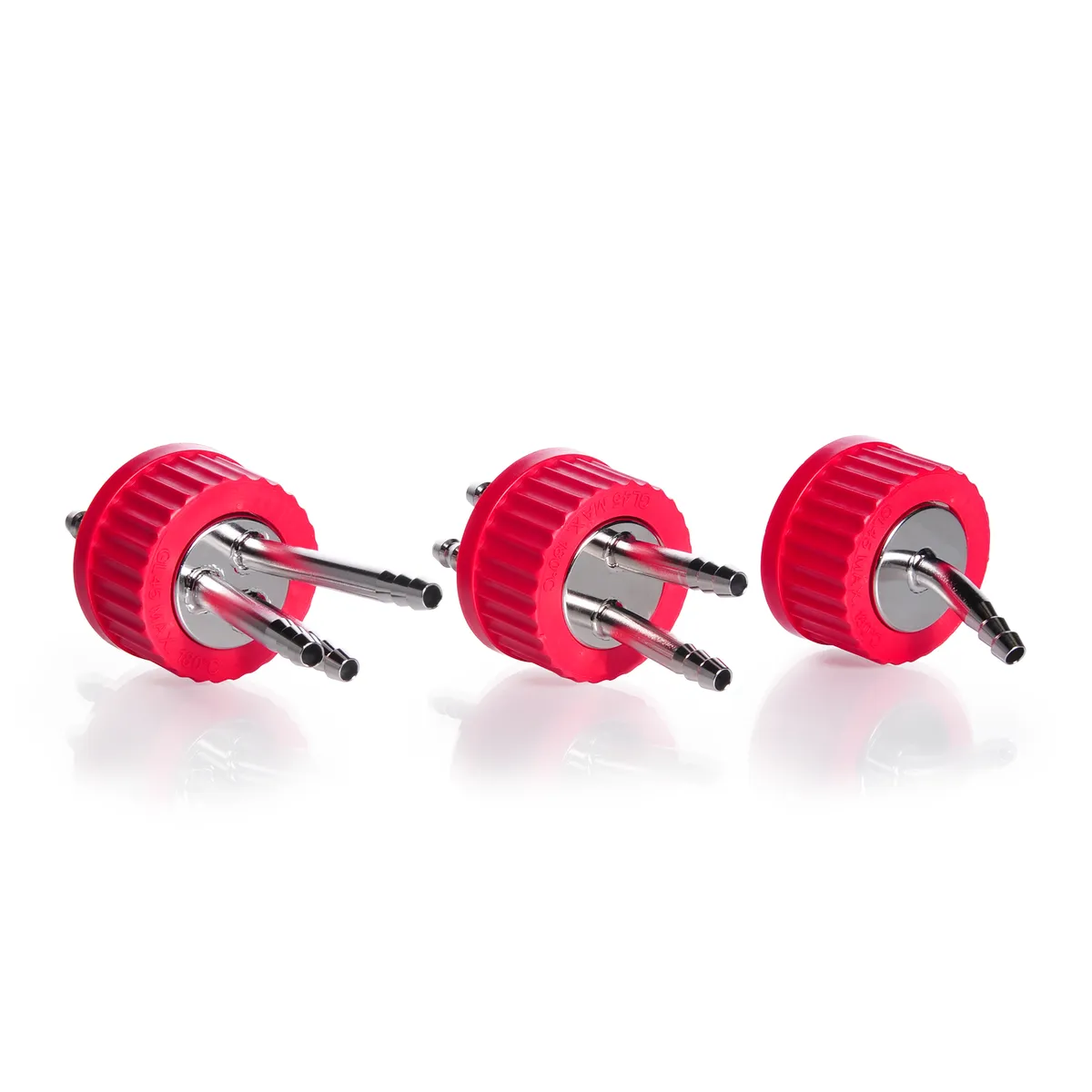 DWK DURAN® GL 45 不锈钢多孔连接器盖（货号 292232805）
