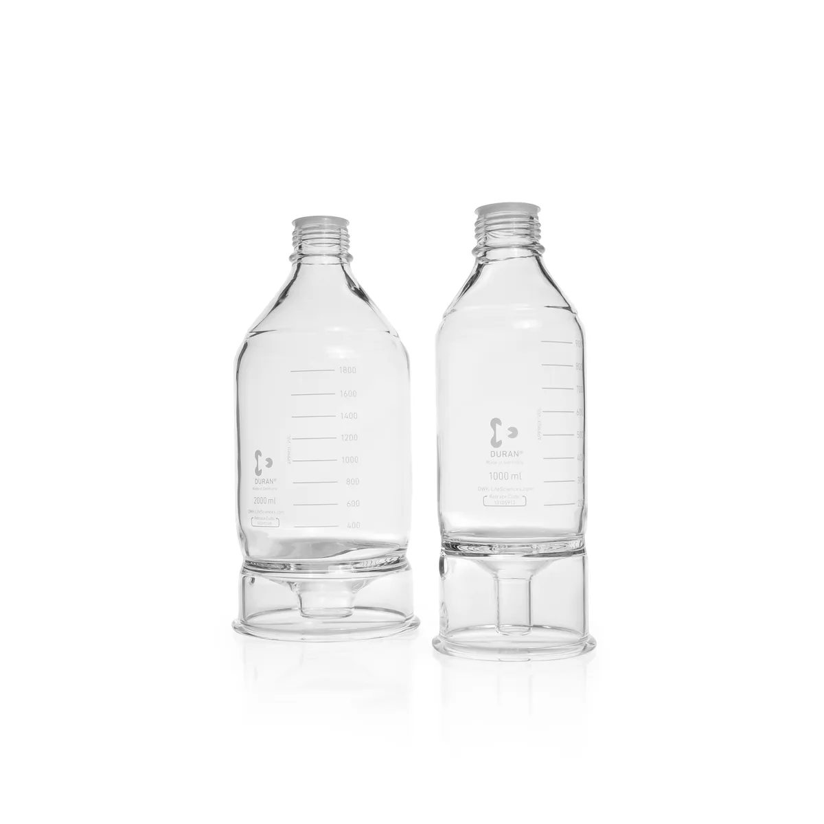 DWK DURAN® GL 45 HPLC 储液瓶，透明，锥形底座