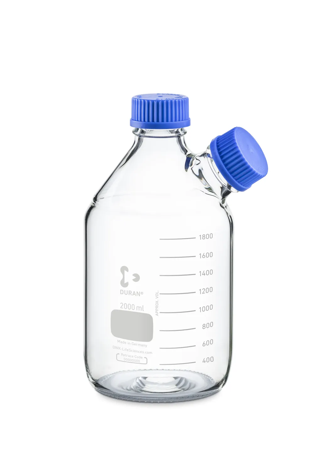 DWK DURAN® GL 45 高效液相色谱储存瓶，带 GL 45 侧颈