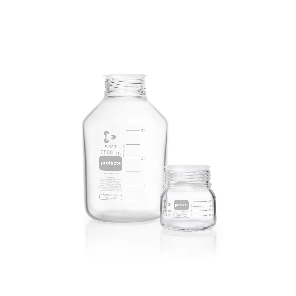 DWK DURAN® GLS 80® 实验室瓶，广口，透明