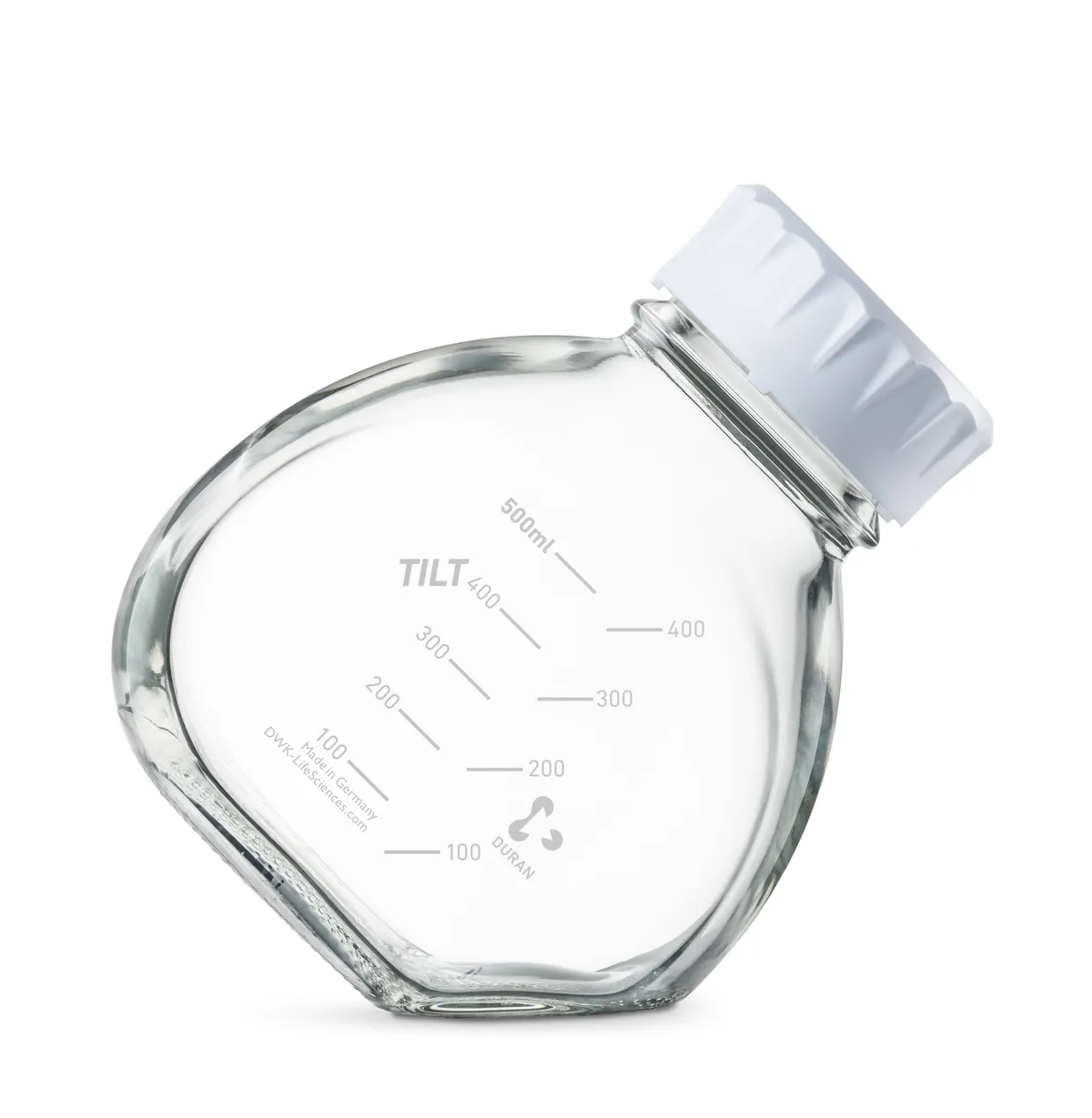 DWK DURAN® TILT GL 56 培养基制备瓶（透明玻璃）（货号 218914459）
