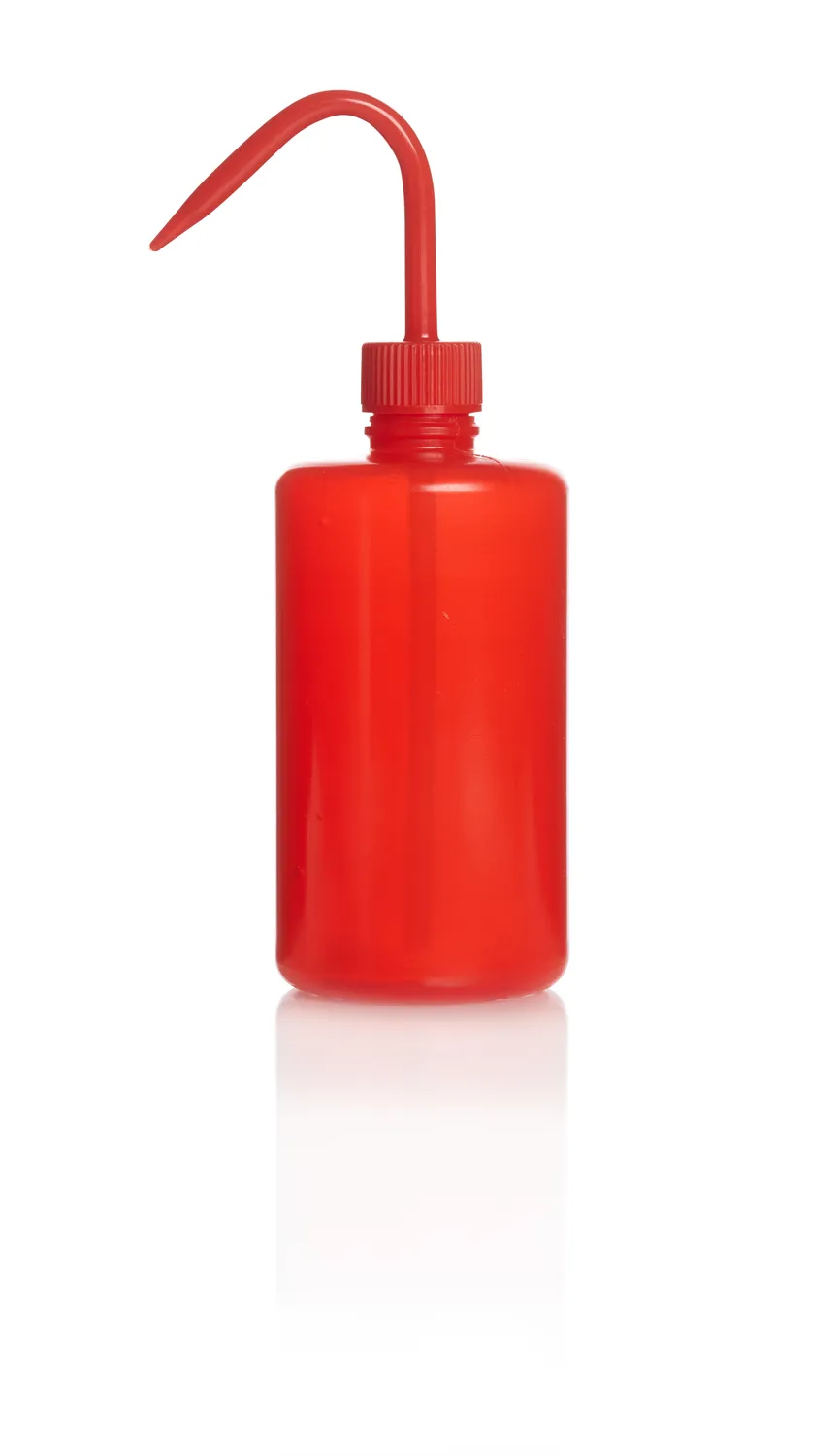 DWK AZLON® 洗瓶，窄口，LDPE材质，红色