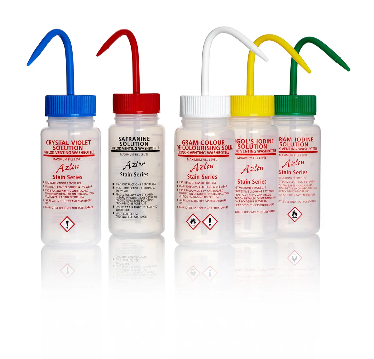DWK AZLON® 洗瓶，革兰氏染色，LDPE材质