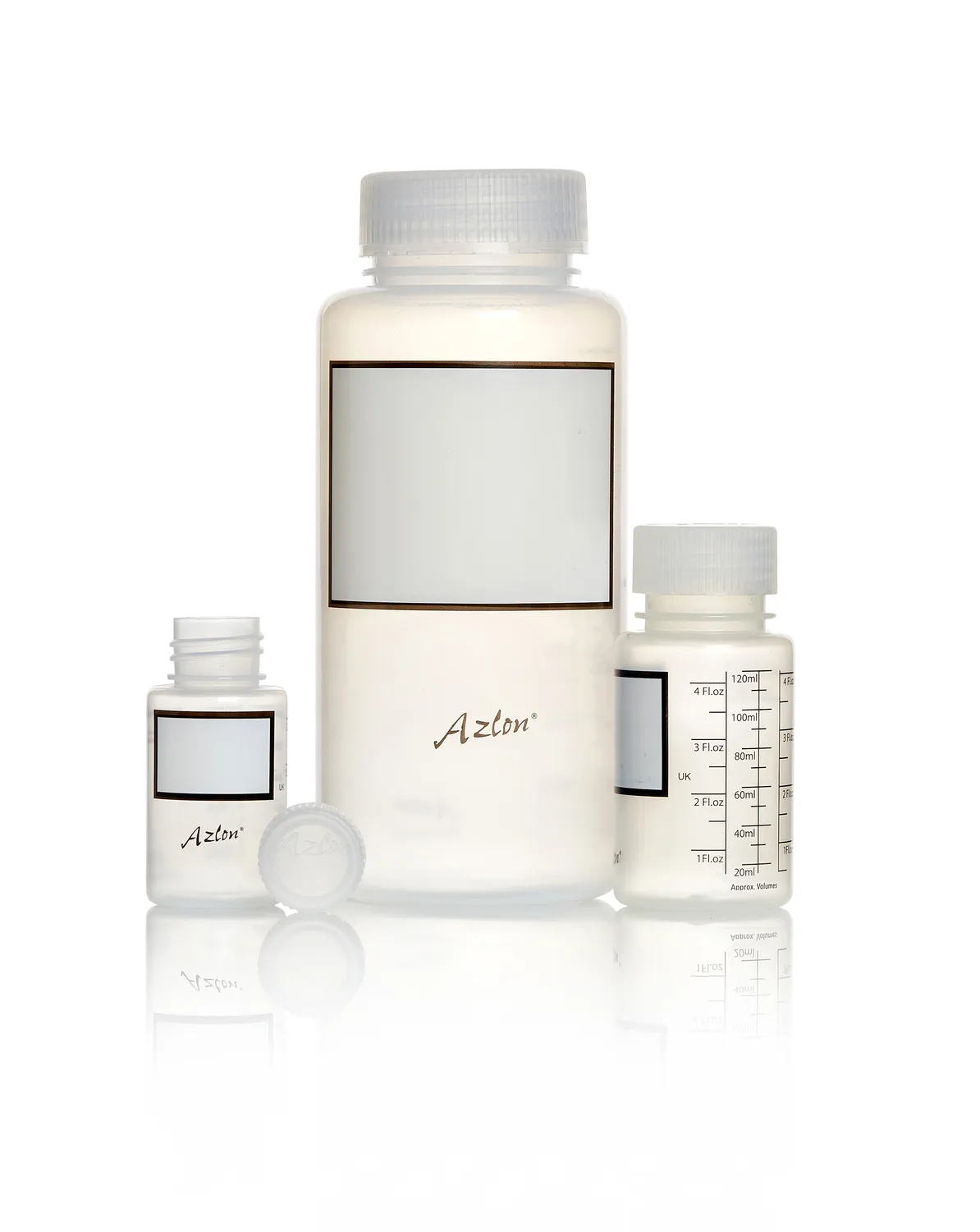 DWK AZLON® 瓶，宽颈，带刻度，聚丙烯