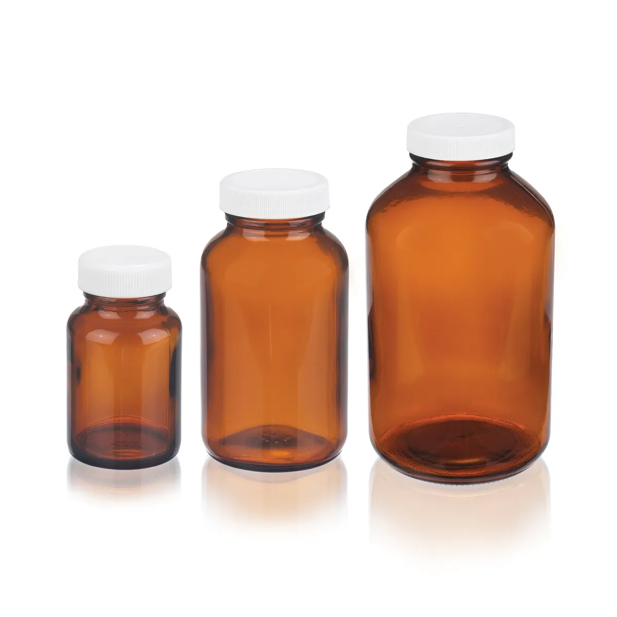DWK WHEATON® 广口瓶，棕色，打包机