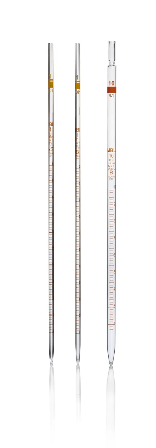 DWK MBL® 测量移液器，AS 级，1 型，批次认证