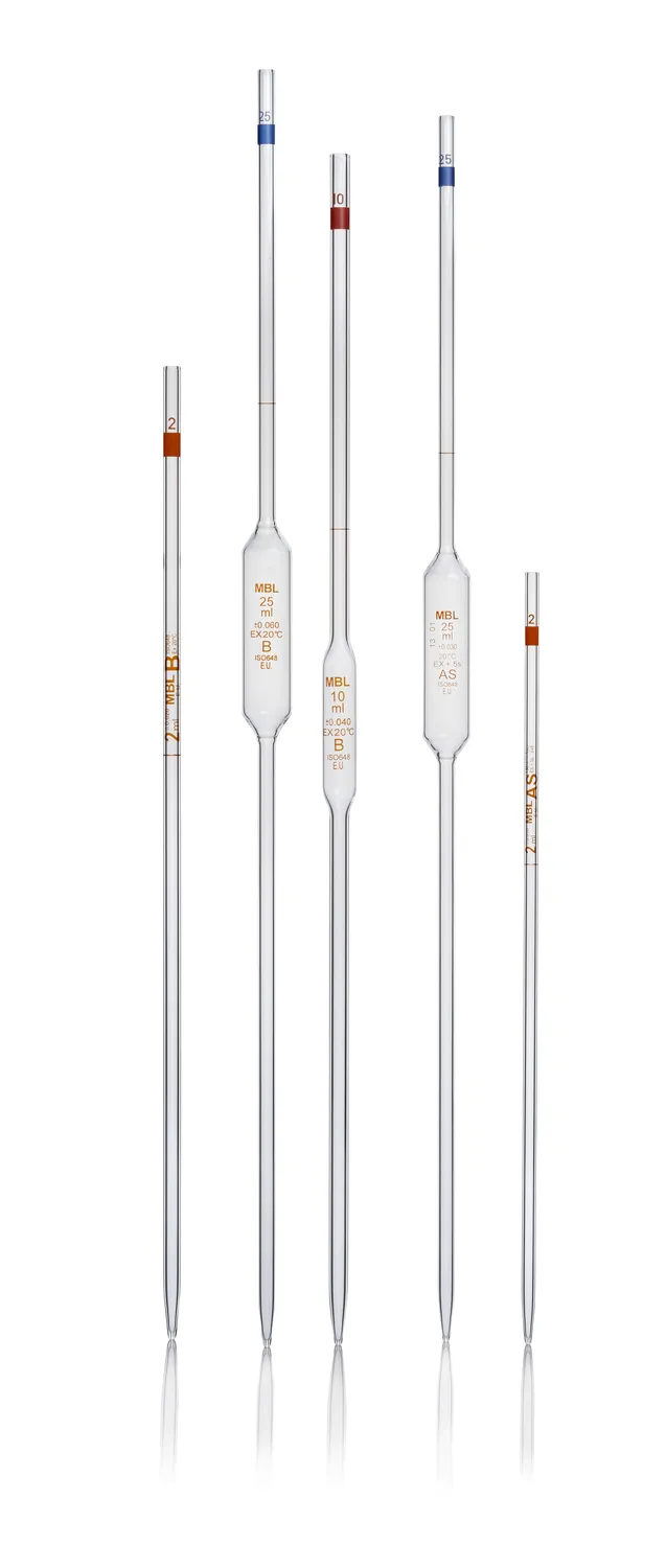 DWK MBL® 体积计量移液器，AS 级，批次认证