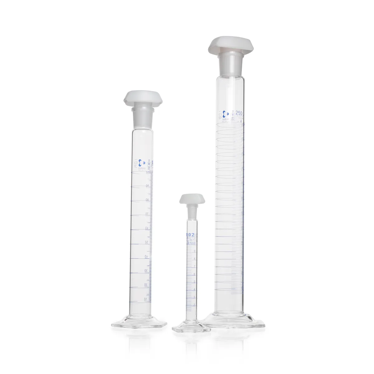DWK DURAN® 混合量筒，带六边形底座，A 级，带批次证书