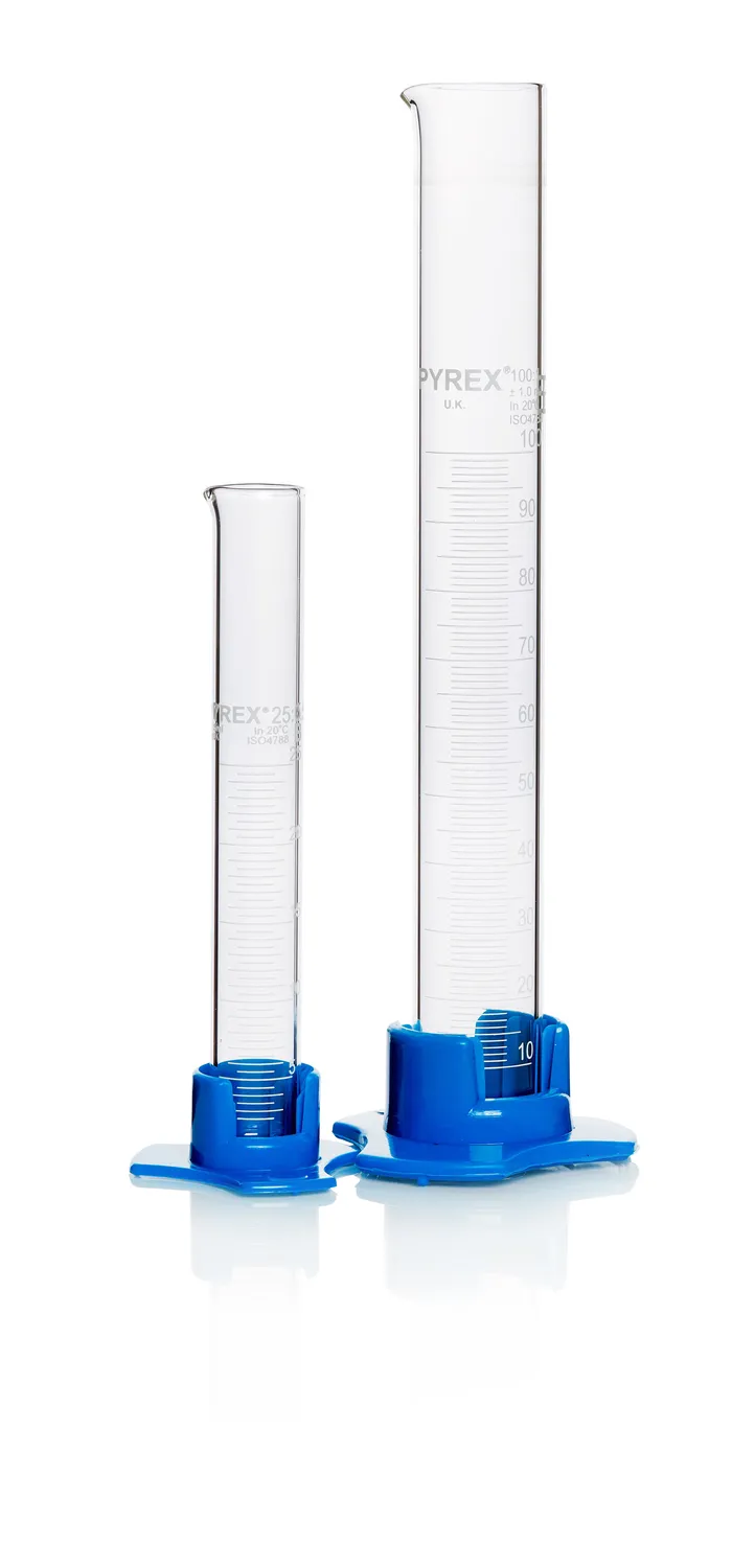 DWK Pyrex® 量筒，B 级，带可拆卸塑料底座
