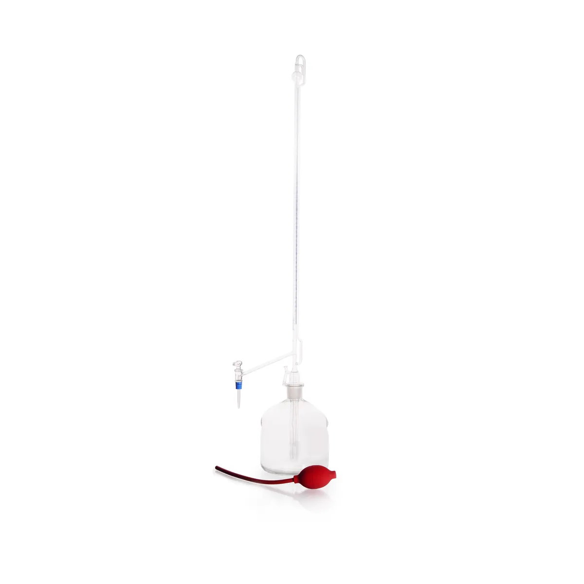 DWK DURAN®自动滴定管，AS级，带圆球，侧边标准磨口活塞和玻璃钥匙，Schellbach条纹