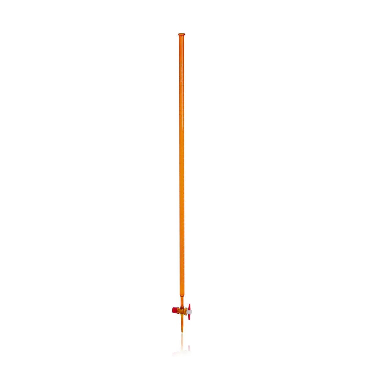 DWK DURAN® 滴定管，棕色，AS 级，带 PTFE 键和直标准磨口接头