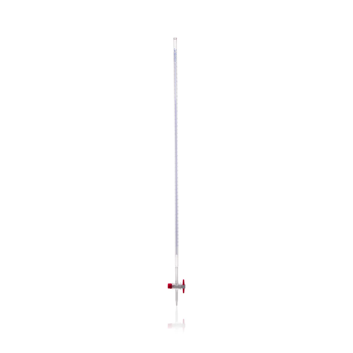 DWK DURAN® 滴定管，AS 级，带Schellbach条纹和聚四氟乙烯钥匙，直标准磨口接头