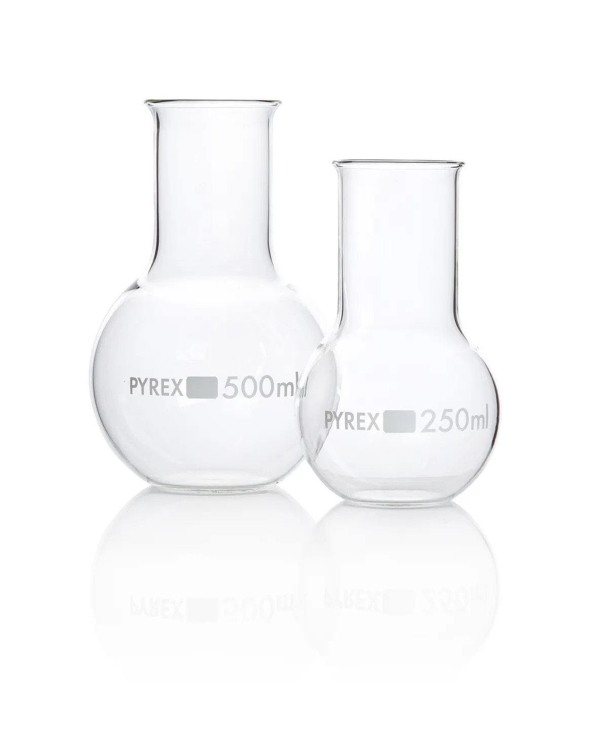 DWK PYREX®烧瓶，沸腾，平底，宽颈