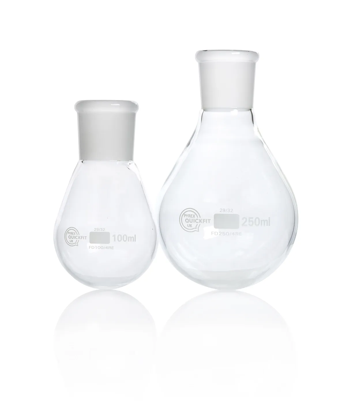 DWK QUICKFIT® 佛罗伦萨烧瓶，蒸发式，带标准磨削接头（货号 FD2L/4RE）