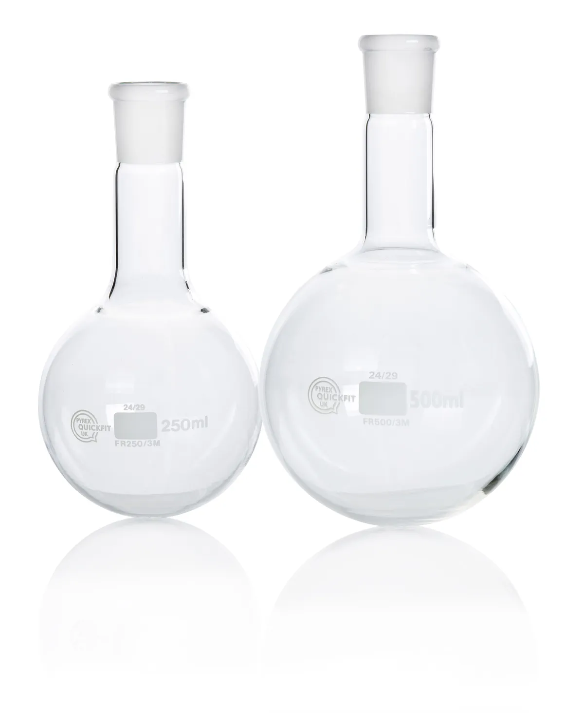 DWK QUICKFIT® 圆底烧瓶，中颈，带磨削接头