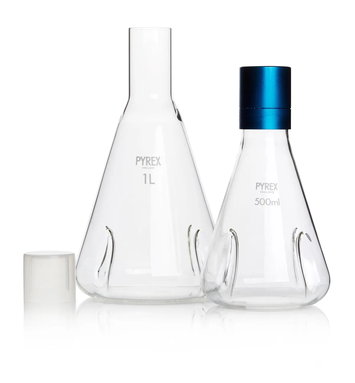 DWK PYREX®烧瓶，培养，障板，德龙颈