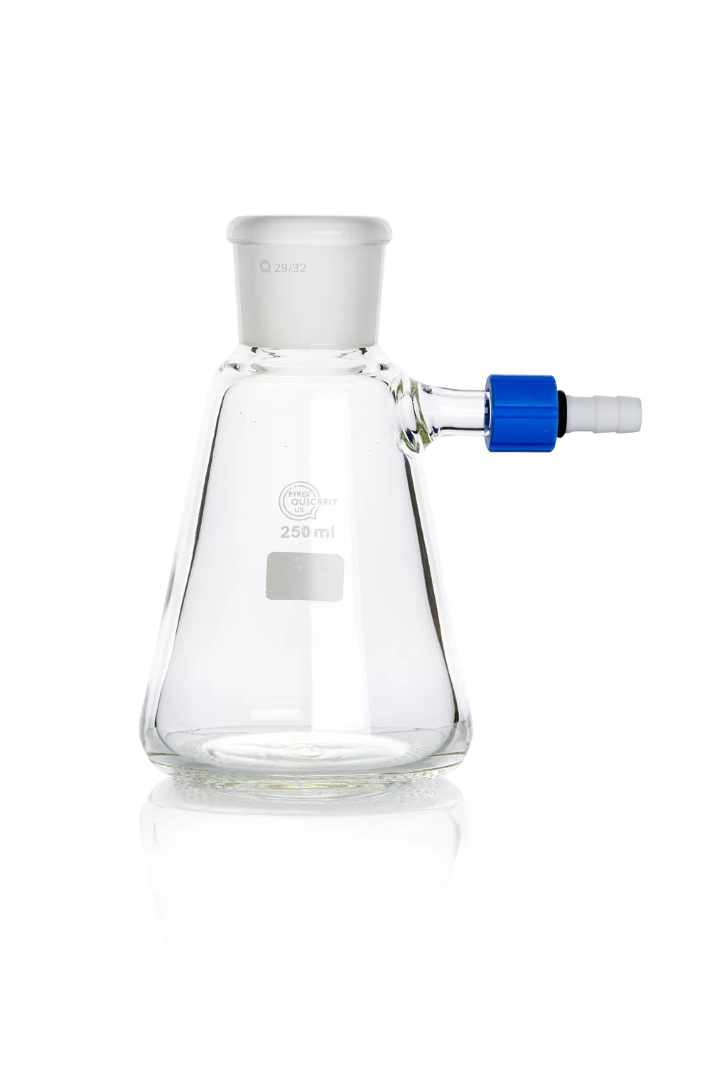 DWK QUICKFIT® 烧瓶，Büchner，Büchner 过滤器，带接地插座和螺纹软管接头