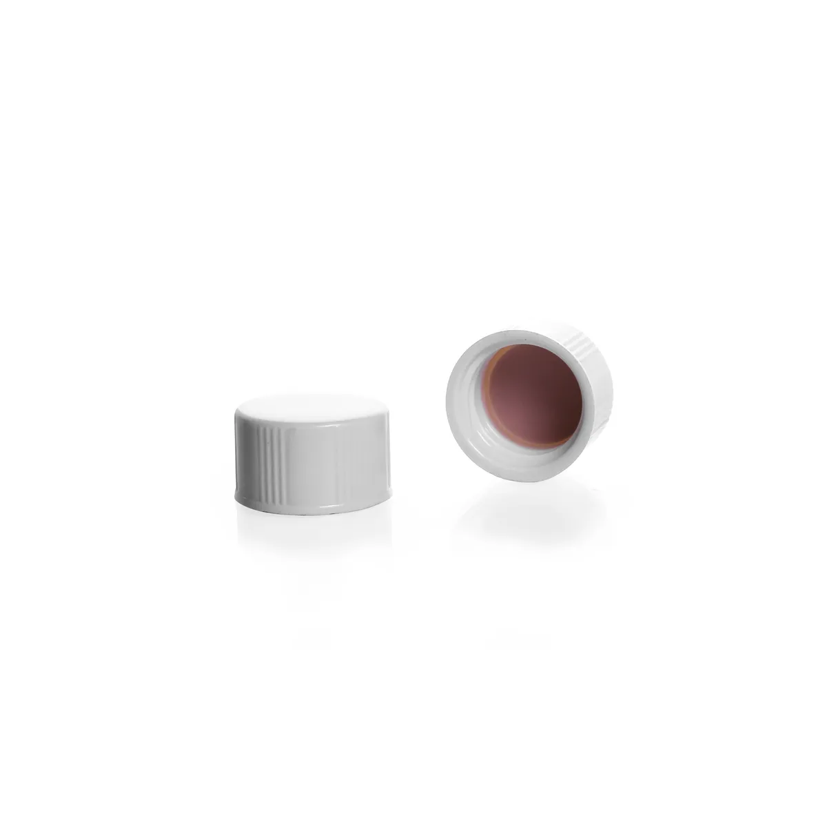 DWK KIMBLE® 白色尿素螺帽，带 PTFE 面泡沫橡胶衬里