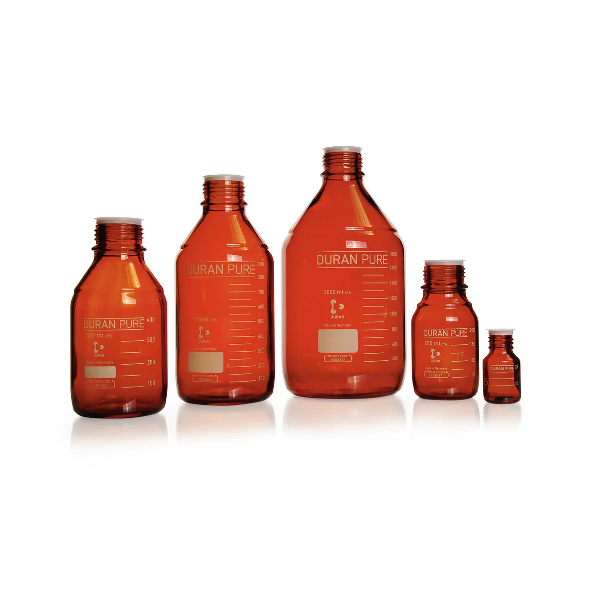 DWK DURAN® PURE 瓶，棕色