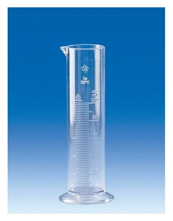 VITLAB SAN B级矮型量筒（模压刻度）