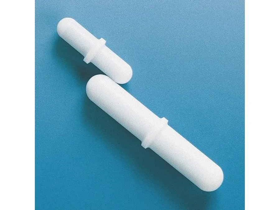 普兰德 磁力搅拌子, 圆柱形，带中心环, PTFE