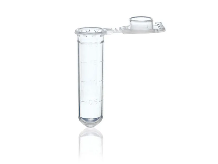 普兰德 微量管, 2 ml, PP, 带连盖, 透明, BIO-CERT ® PCR QUALITY