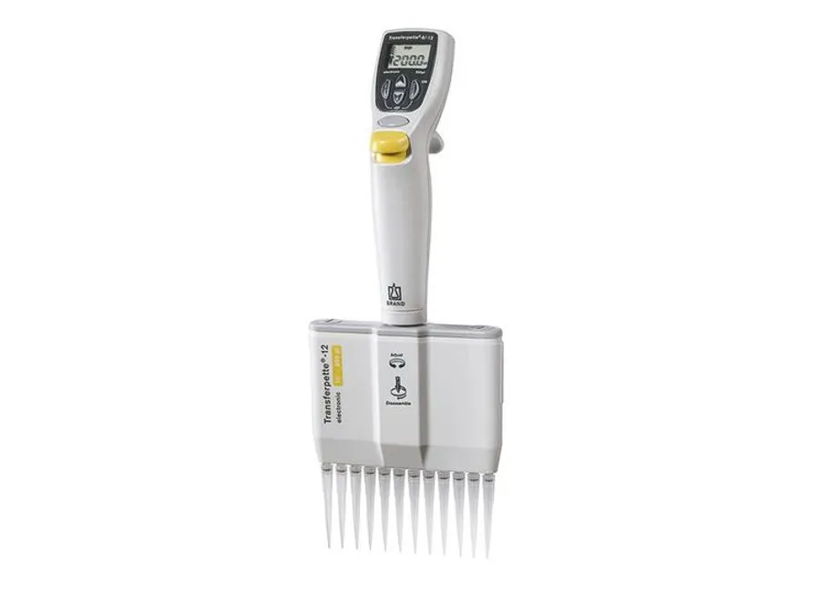 普兰德 多通道微量移液器 Transferpette ® -12 电动, DE-M