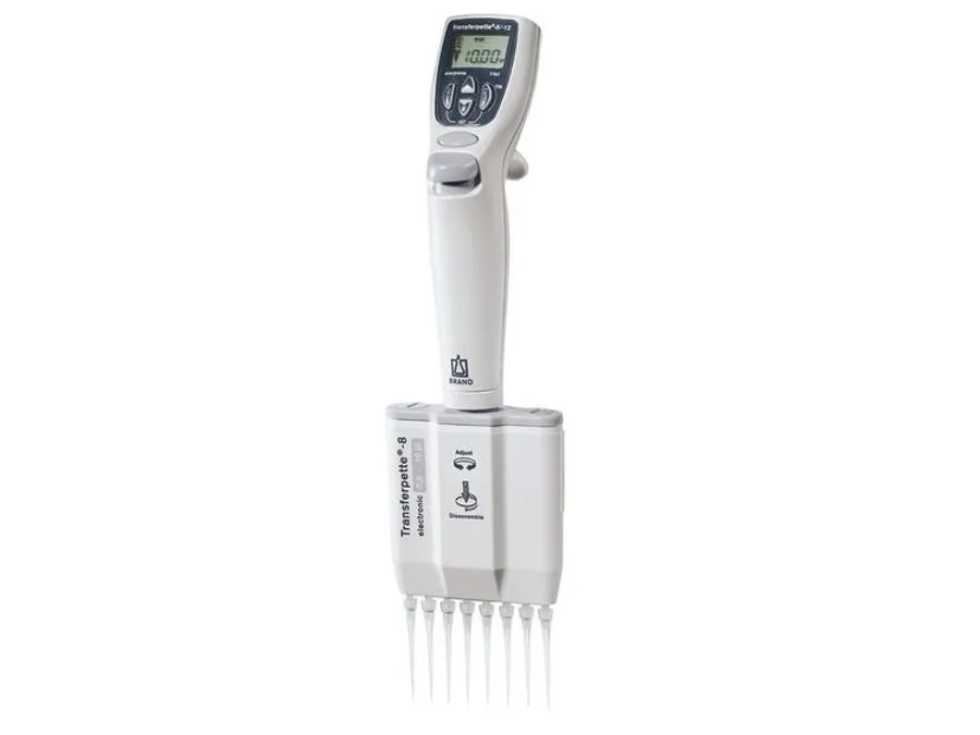 普兰德 多通道微量移液器 Transferpette ® -8 电动, DE-M