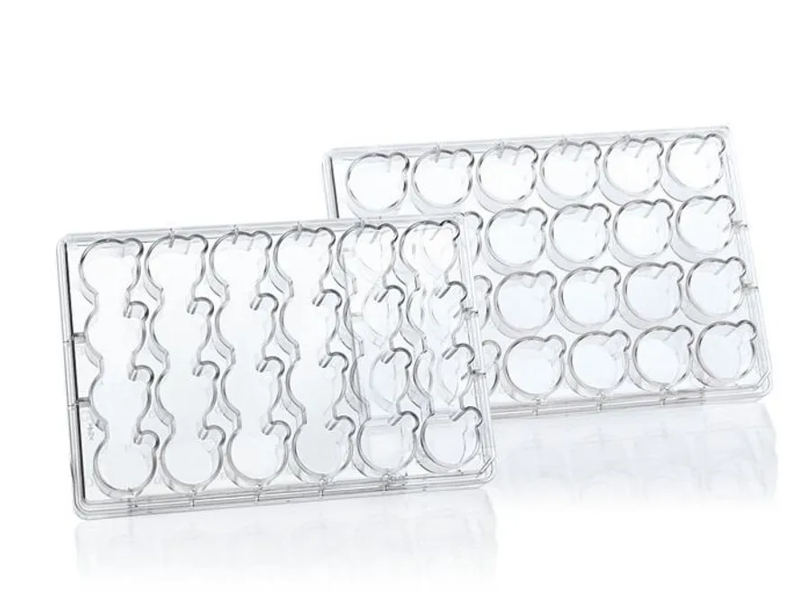 普兰德 BRANDplates ® 多孔微孔板 用于内嵌小室, cellGrade ™ plus,  带盖, BIO-CERT ® CELL CULTURE QUALITY, 灭菌