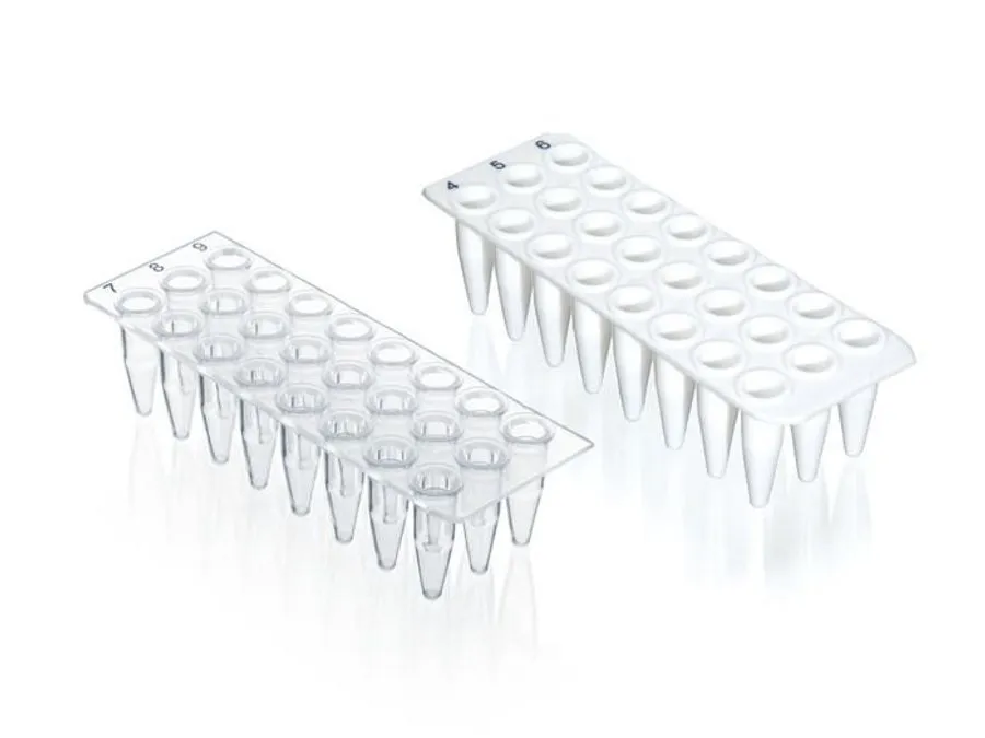 普兰德 PCR 板 24孔, PP, 0,2 ml, 无裙边, BIO-CERT ® PCR QUALITY