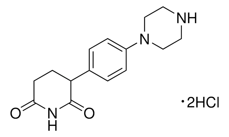 Sigma-Aldrich 3-(4-(Piperazin-1-yl)phenyl)piperidine-2,6-dione dihydrochloride,≥95%