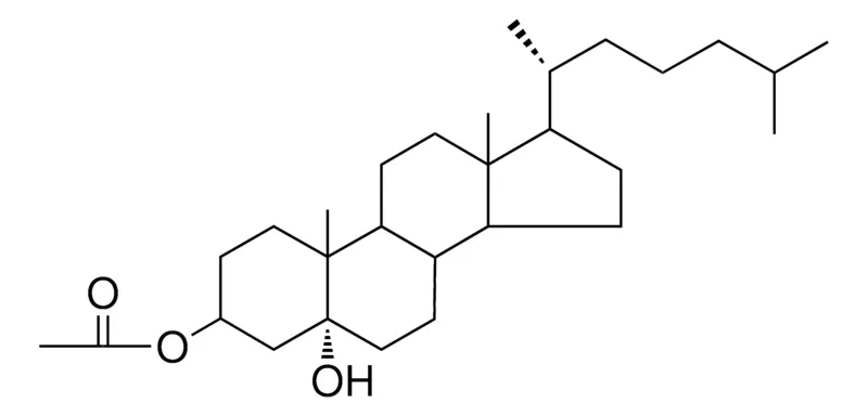 Sigma-Aldrich 5-HYDROXY-5-ALPHA-CHOLESTAN-3-BETA-YL 3-ACETATE,AldrichCPR