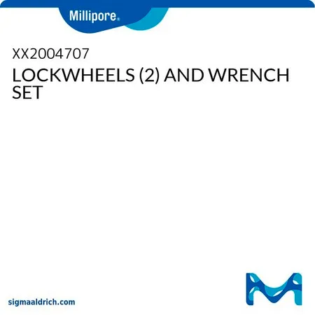 默克密理博 LOCKWHEELS (2) AND WRENCH SET
