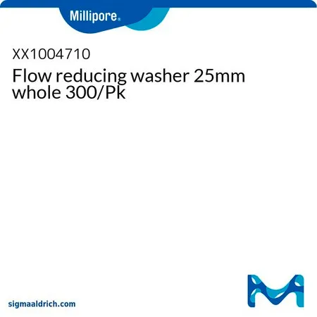 默克密理博 Flow reducing washer 25mm whole 300/Pk