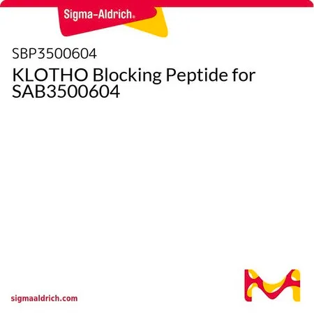 Sigma-Aldrich KLOTHO Blocking Peptide for SAB3500604