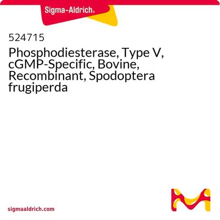 Sigma-Aldrich Phosphodiesterase, Type V, cGMP-Specific, Bovine, Recombinant, Spodoptera frugiperda