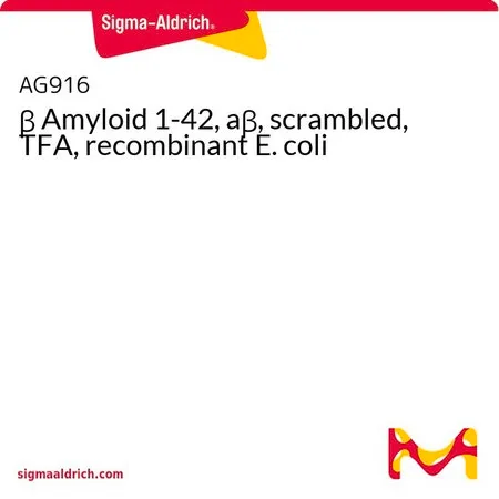 Sigma-Aldrich β 淀粉样蛋白1-42,aβ,干扰,TFA,重组大肠埃希菌