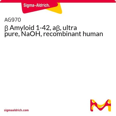 Sigma-Aldrich β 淀粉样蛋白1-42, aβ, 超纯,NaOH,重组人