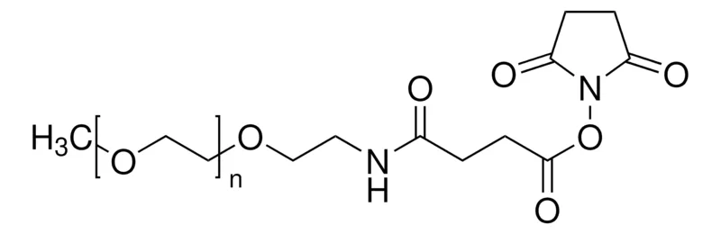 Sigma-Aldrich O-[(N-琥珀酰亚胺基)琥珀酰氨基乙基]-O′-甲基聚乙二醇 2′000，2000年，化学改性试剂胺反应