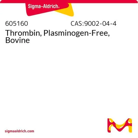 Sigma-Aldrich Thrombin, Plasminogen-Free, Bovine