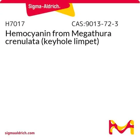 Sigma-Aldrich 血蓝蛋白 来源于大锁孔帽贝 (透孔螺)
