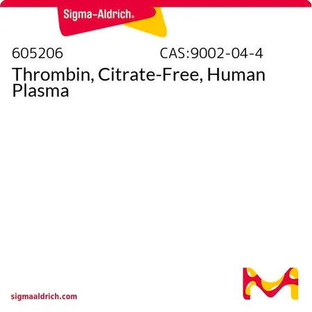 Sigma-Aldrich 凝血酶,不含枸橼酸酸盐,人血浆