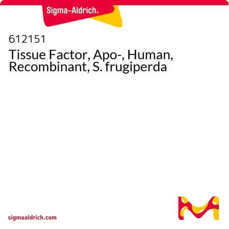 Sigma-Aldrich Tissue Factor, Apo-, Human, Recombinant, S. frugiperda