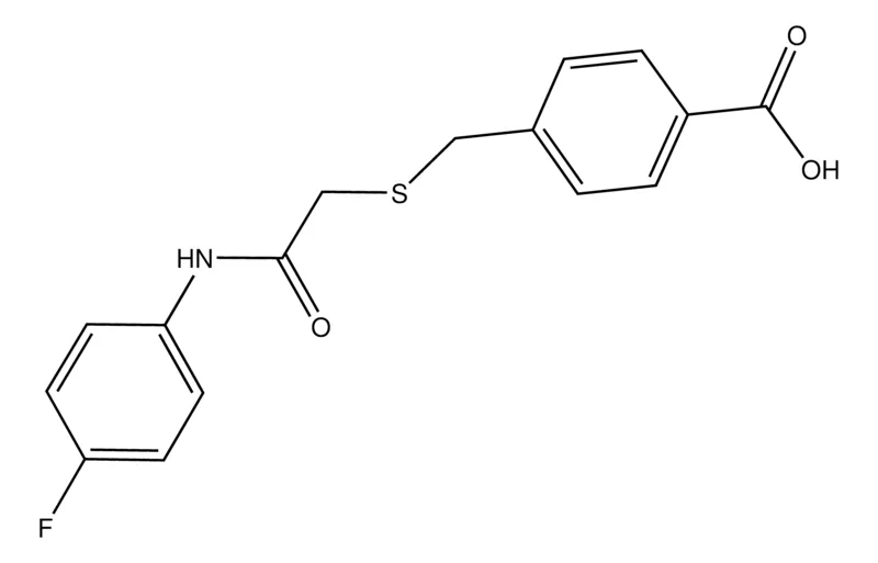 Sigma-Aldrich 4-[({2-[(4-Fluorophenyl)amino]-2-oxoethyl}thio)methyl]benzoic acid