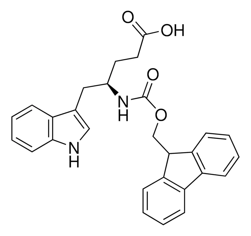 Sigma-Aldrich (4R)-4-{[(9H-Fluoren-9-ylmethoxy)carbonyl]amino}-5-(1H-indol-3-yl)pentanoic acid