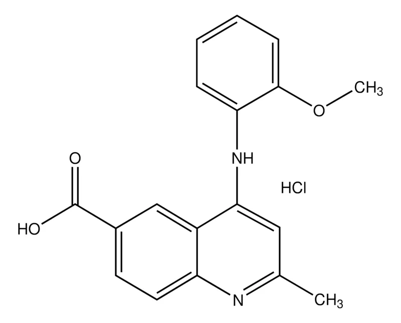 Sigma-Aldrich 4-(2-Methoxyphenylamino)-2-methylquinoline-6-carboxylic acid hydrochloride