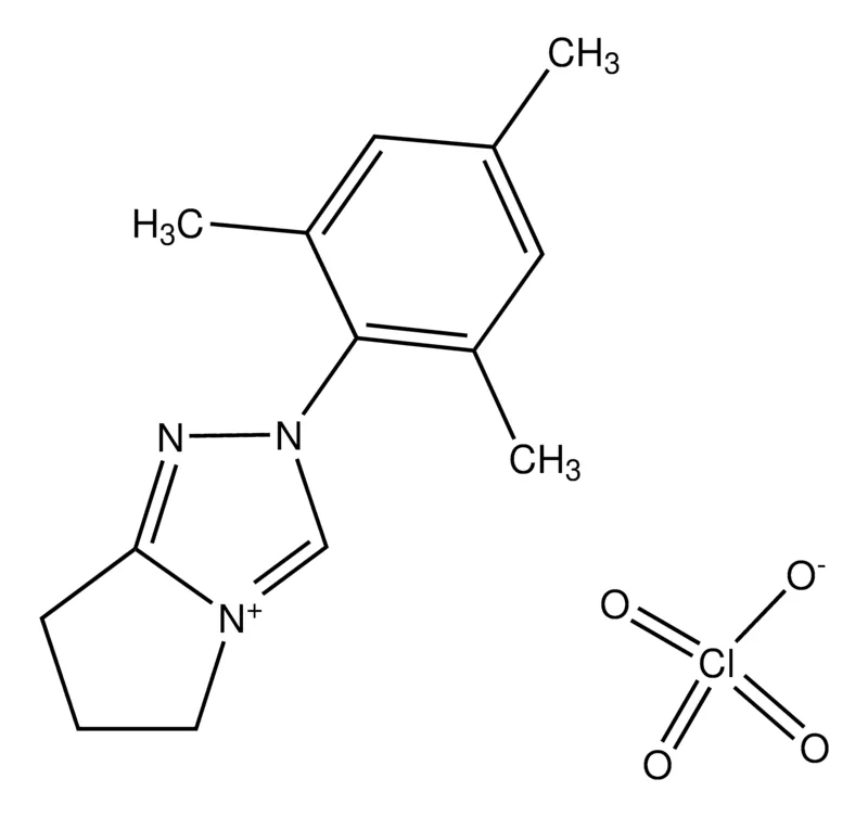 Sigma-Aldrich 2,5,6,7-Tetrahydro-2-mesitylpyrrolo[2,1-c][1,2,4]triazol-4-ylium perchlorate
